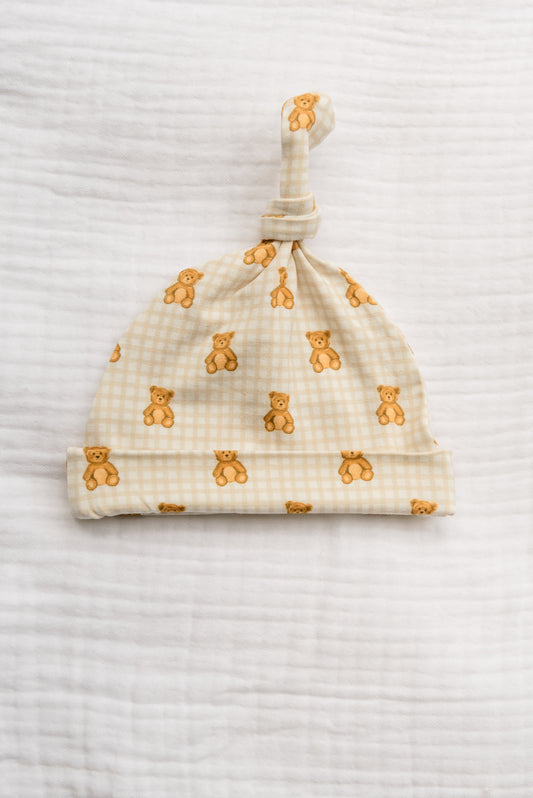 Bear-y Cute Knotted Hat