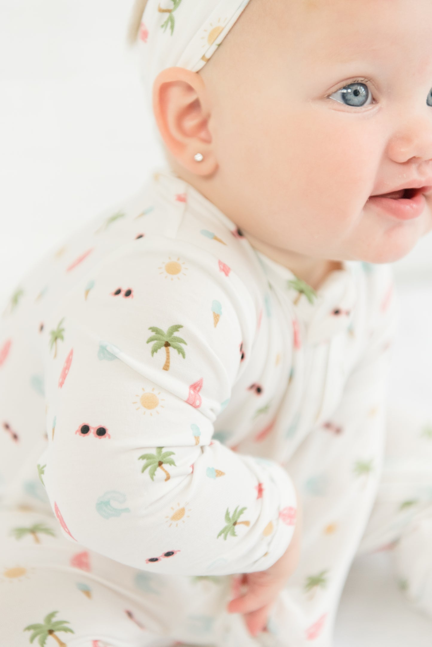 Coastal Cutie Bamboo Footie