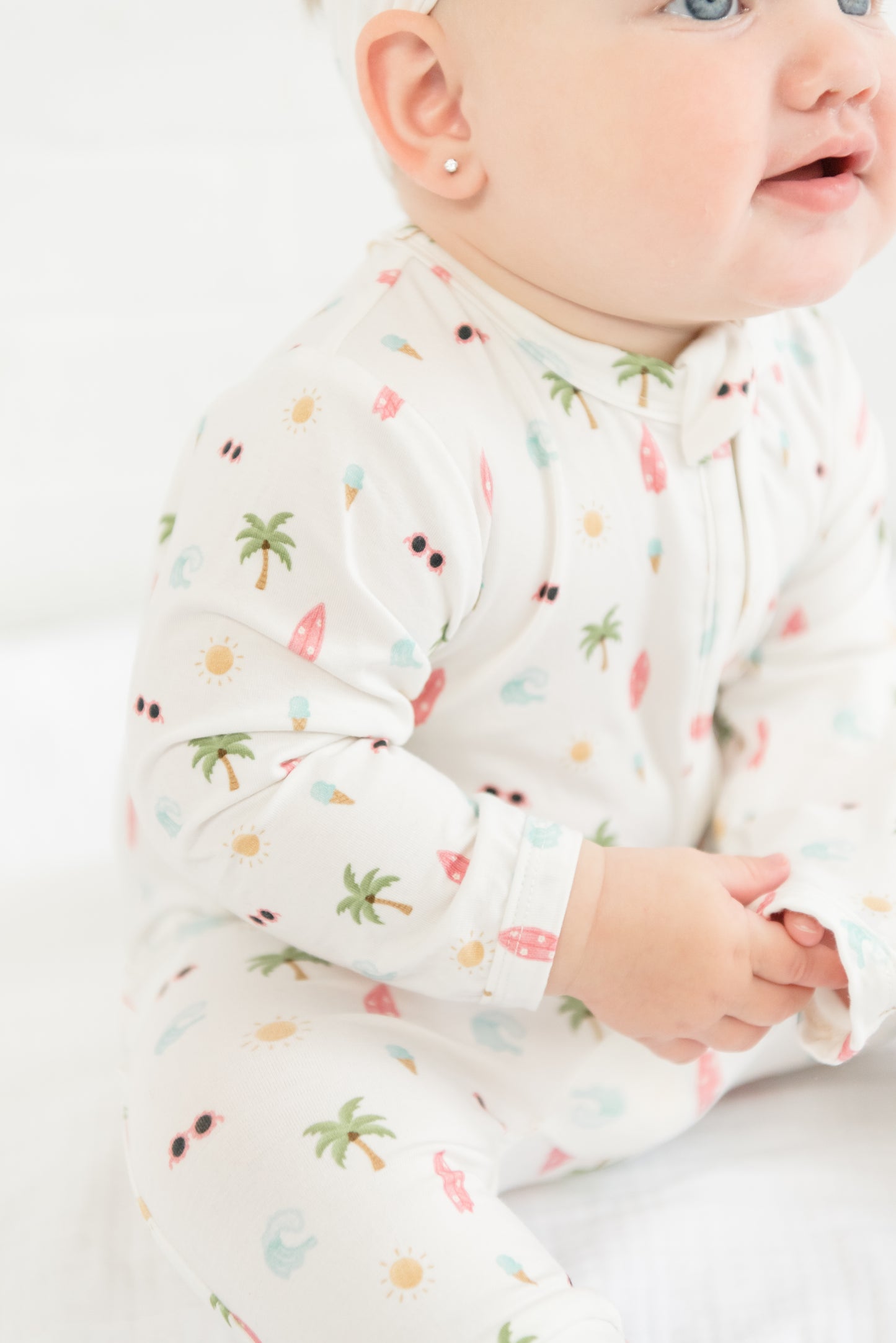 Coastal Cutie Bamboo Footie
