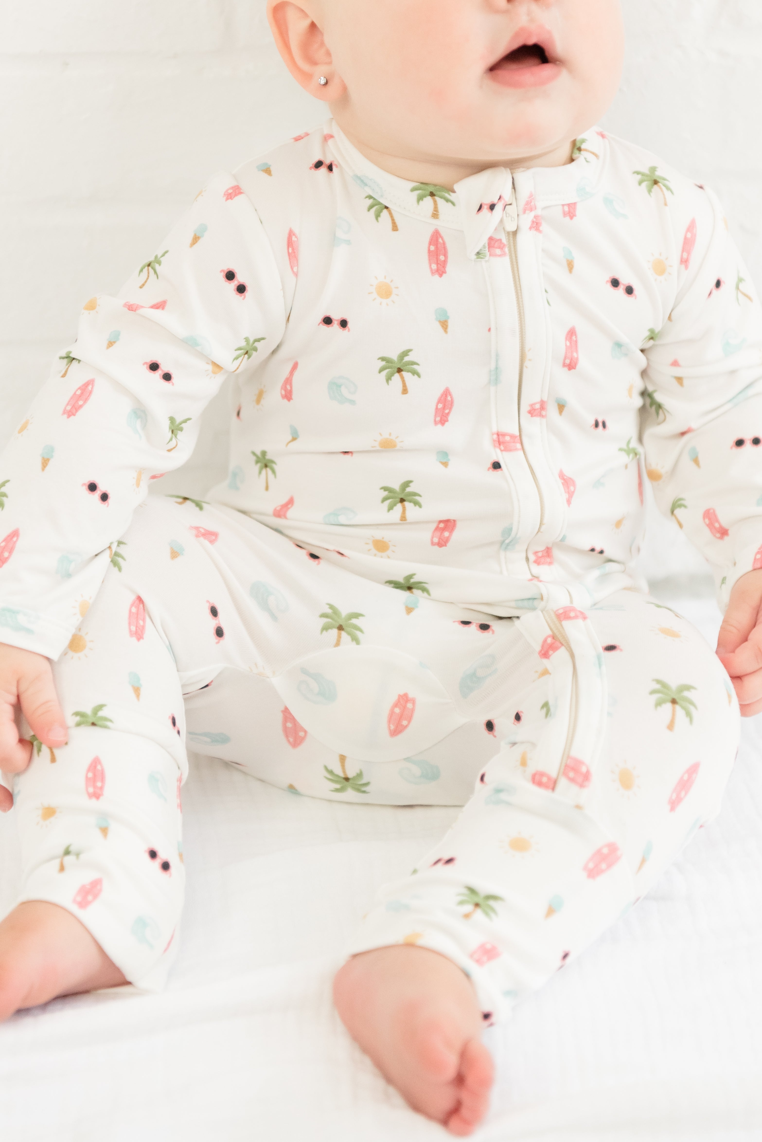 Coastal Cutie Bamboo Footie