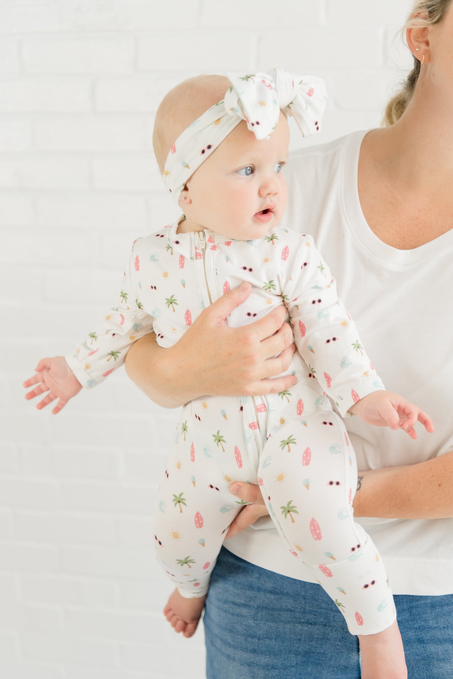 Coastal Cutie Bamboo Footie