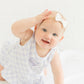 Embroidered Organic Cotton Checkered Baby Girl Set
