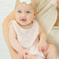 Embroidered Organic Cotton Checkered Baby Girl Set