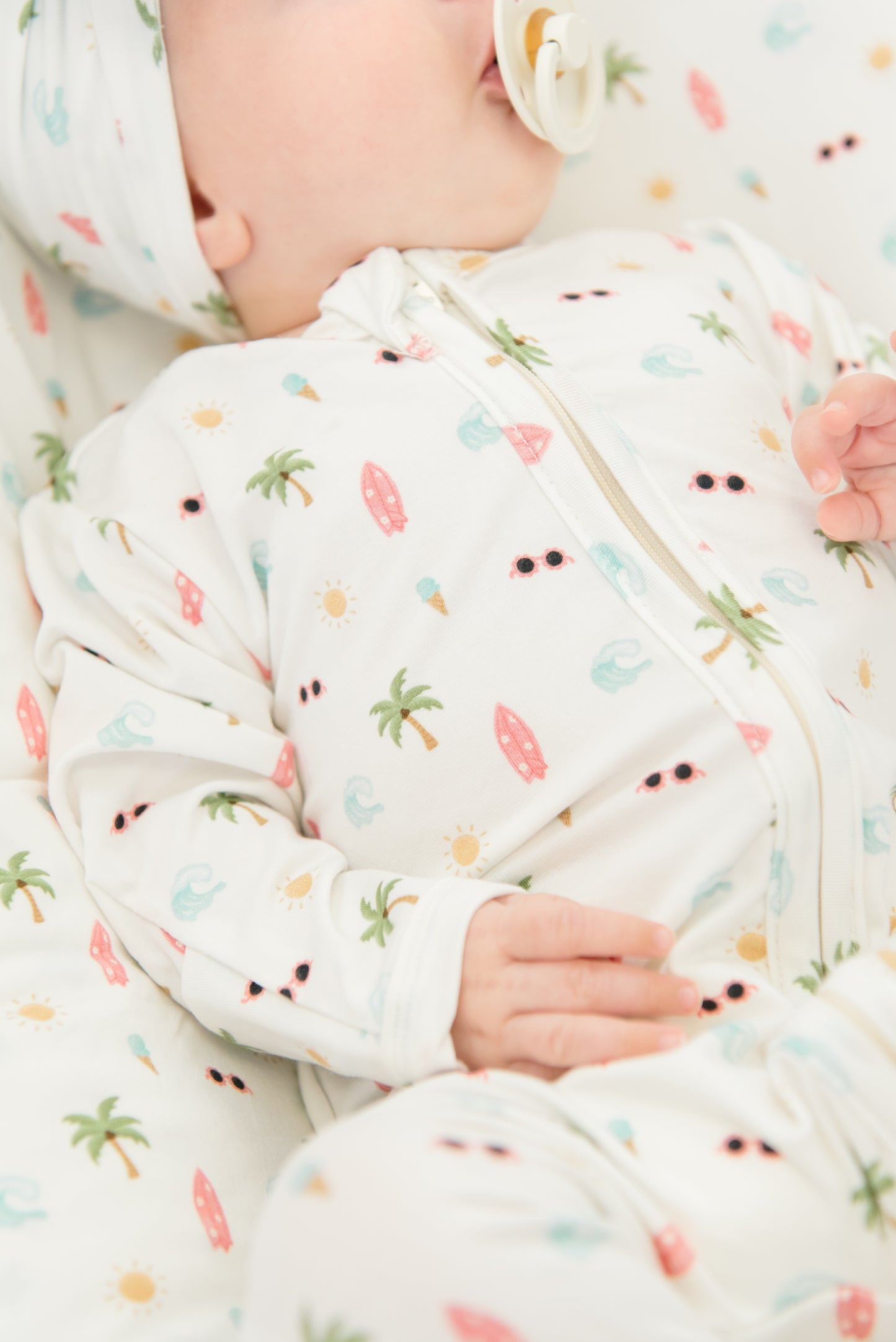 Coastal Cutie Bamboo Footie