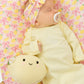 Personalized Organic Cotton Knotted Gown with Hat Pink Lemonade