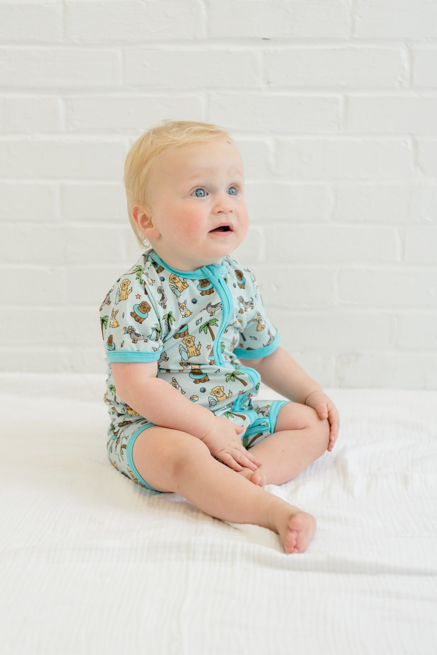 Puppy Paradise Bamboo Romper