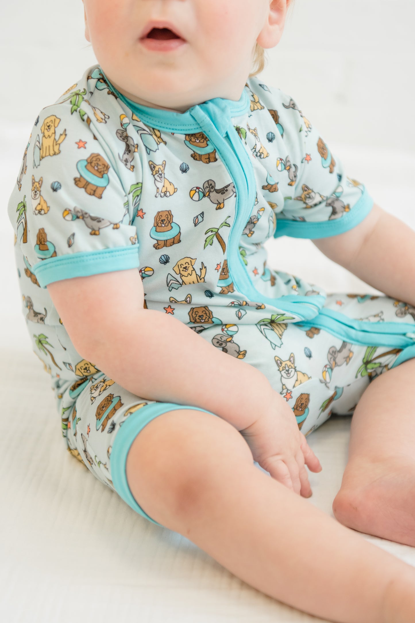 Puppy Paradise Bamboo Romper
