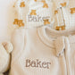 Personalized Organic Waffle Knit Footie