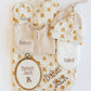 Embroidered Linen Name Plate