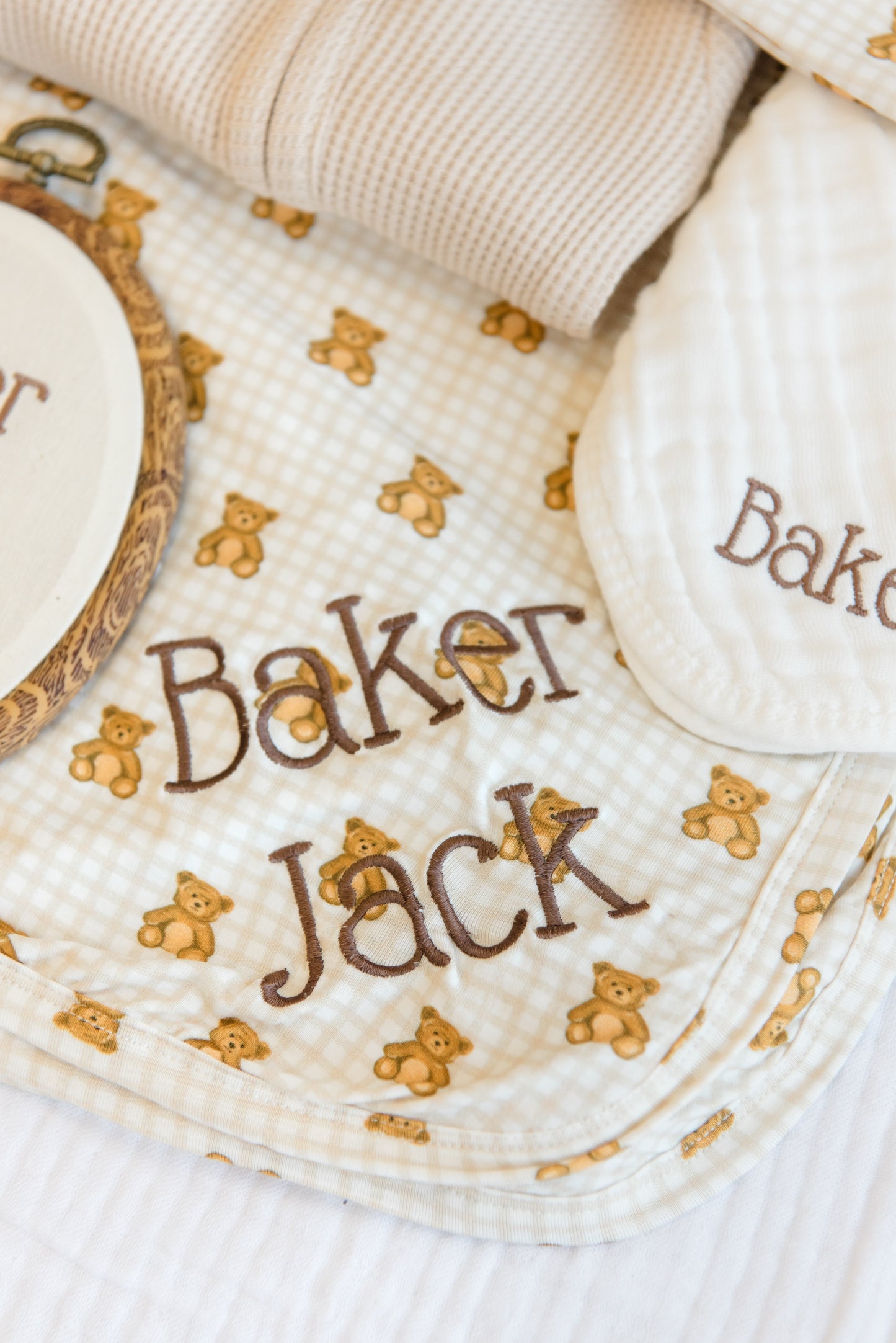 Personalized Bamboo Swaddle Blanket