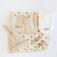 Personalized Organic Waffle Knit Footie