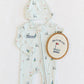 Personalized Boys Bamboo Footie