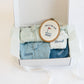 Personalized Golf Baby Gift Set | Little Putter Bamboo & Organic Waffle Knit Newborn Set