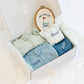 Personalized Golf Baby Gift Set | Little Putter Bamboo & Organic Waffle Knit Newborn Set