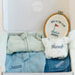 Personalized Golf Baby Gift Set | Little Putter Bamboo & Organic Waffle Knit Newborn Set