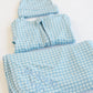 Personalized Blue Gingham Gift Set