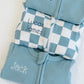 Organic Cotton Checkered Romper