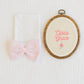 Hand Stitched Newborn Bow Hat