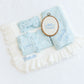 Embroidered Linen Name Plate