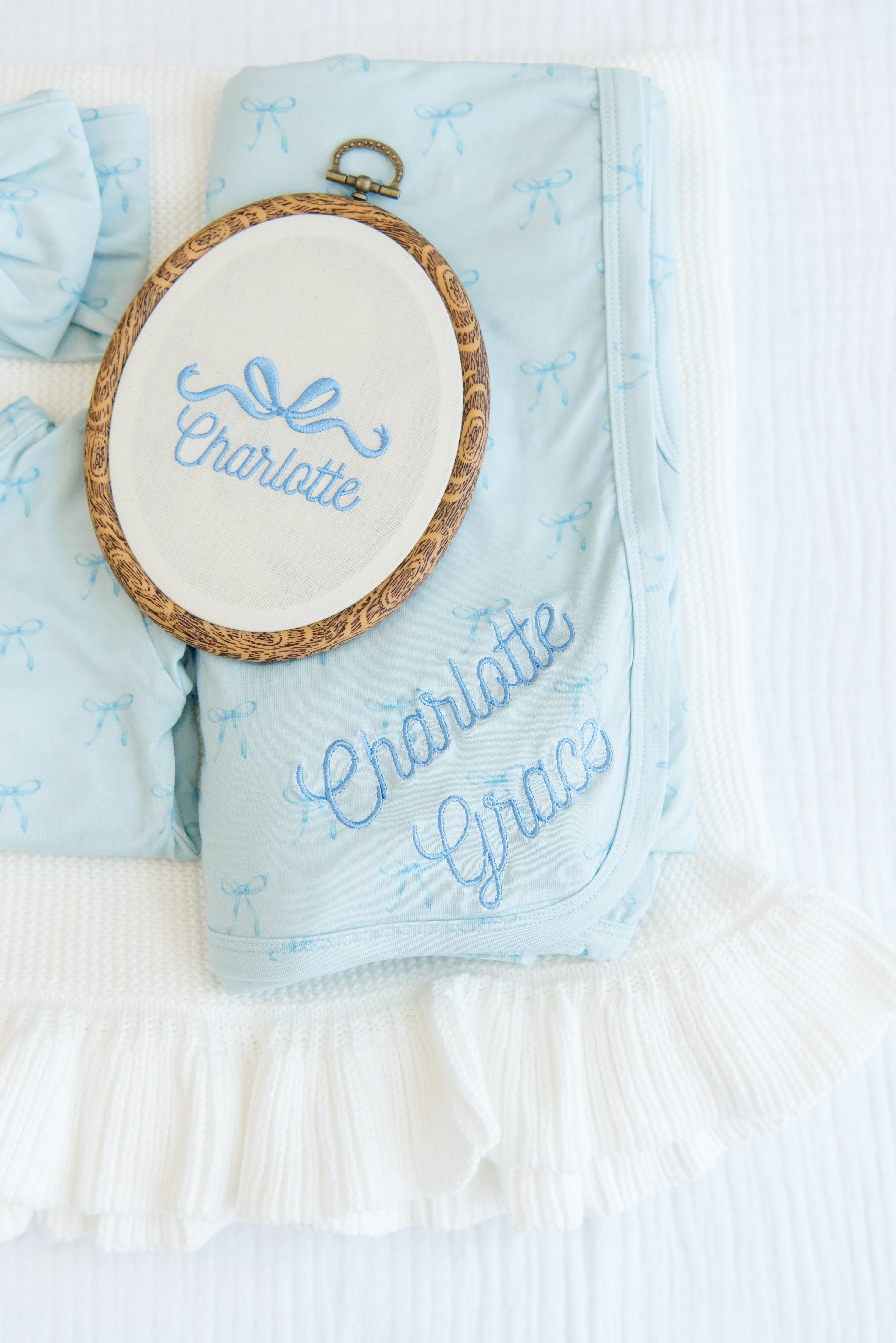 Personalized Bamboo Swaddle | Blanket