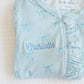 Personalized Bamboo Ruffled Footie