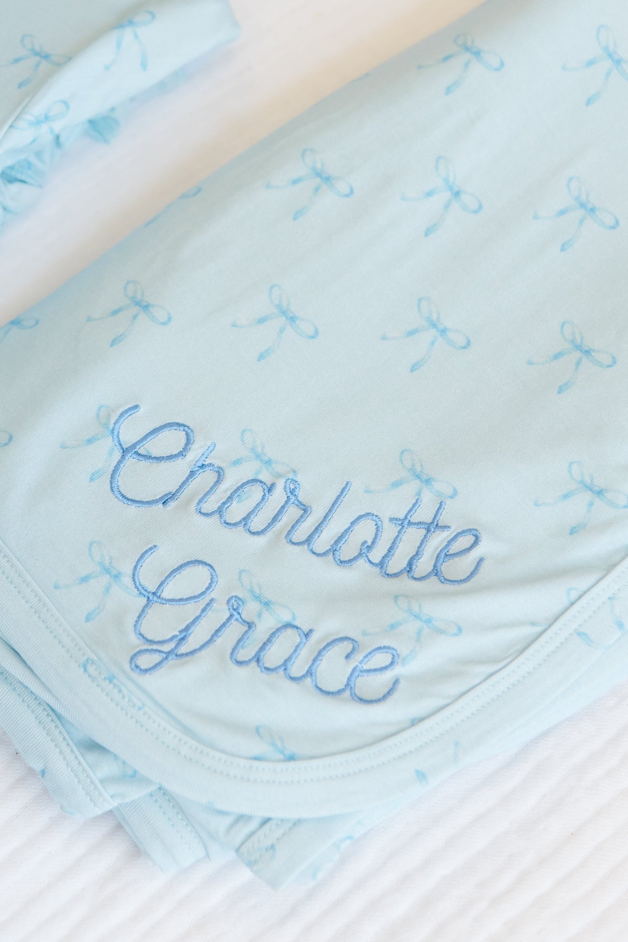 Something Blue Swaddle | Blanket
