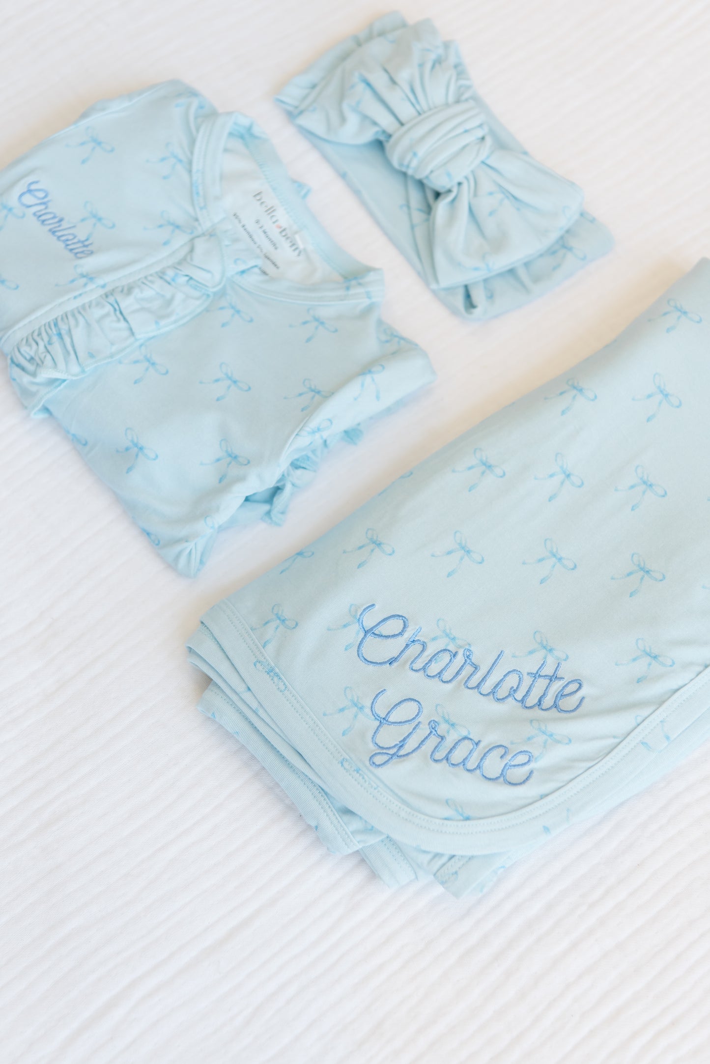 Personalized Bamboo Swaddle Blanket