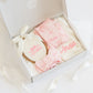 Personalized Blush and Bows Baby Girl Gift Set