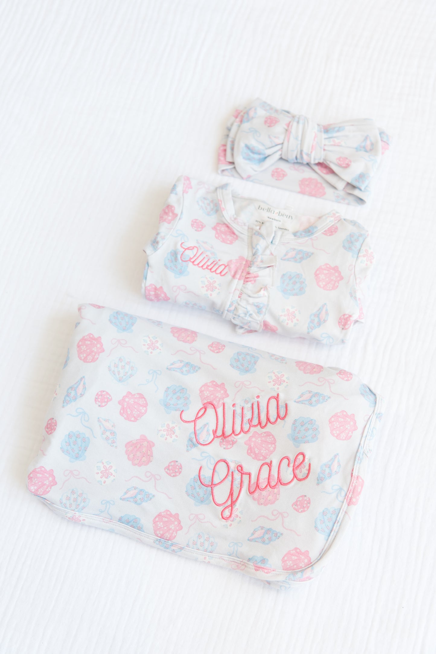 Personalized Bamboo Swaddle Blanket