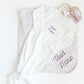 Personalized Lavender Bloom Knotted Gown Gift Set