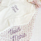 Personalized Lavender Bloom Knotted Gown Gift Set