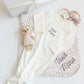 Personalized Organic Cotton Knotted Gown with Hat