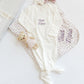 Personalized Lavender Bloom Knotted Gown Gift Set