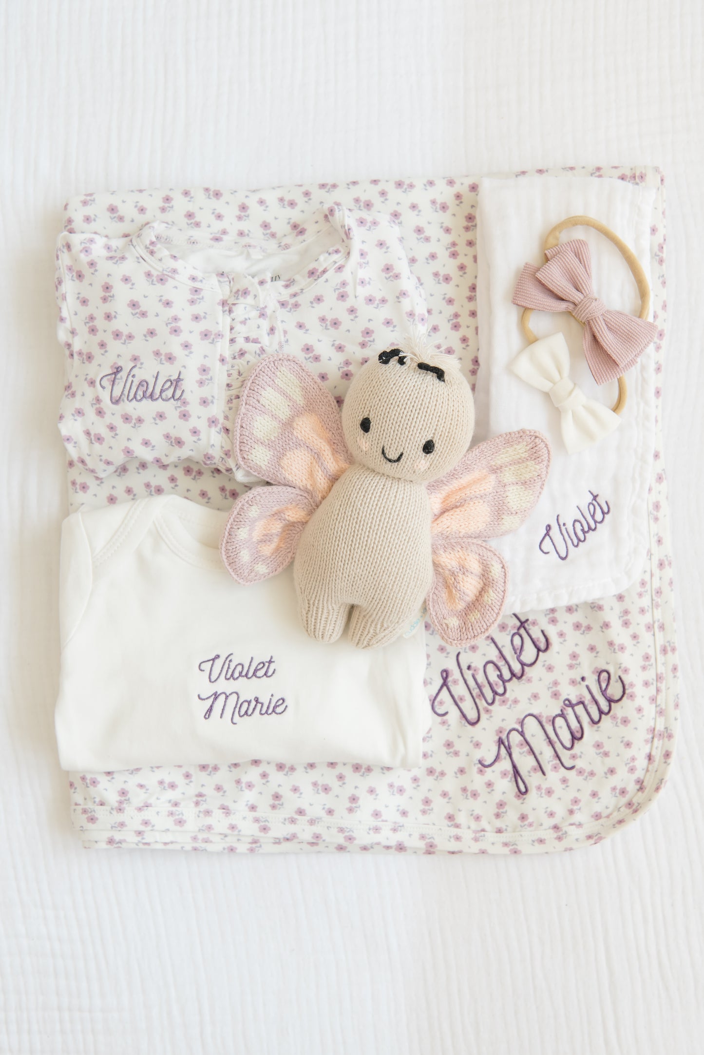 Personalized Bamboo Swaddle Blanket