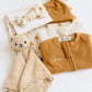 Personalized Organic Waffle Knit Footie