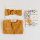 Personalized Organic Waffle Knit Footie