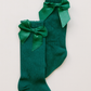 Christmas Knee High Socks with Bow