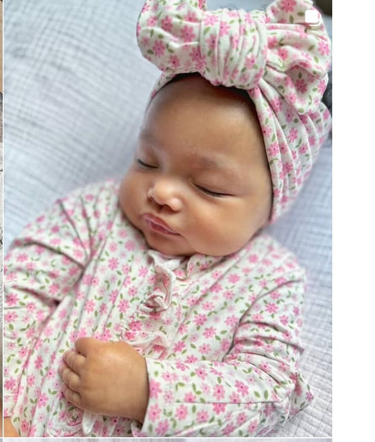Pink Blossom Double Knot Bow