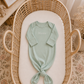 Personalized Organic Cotton Knotted Gown with Hat
