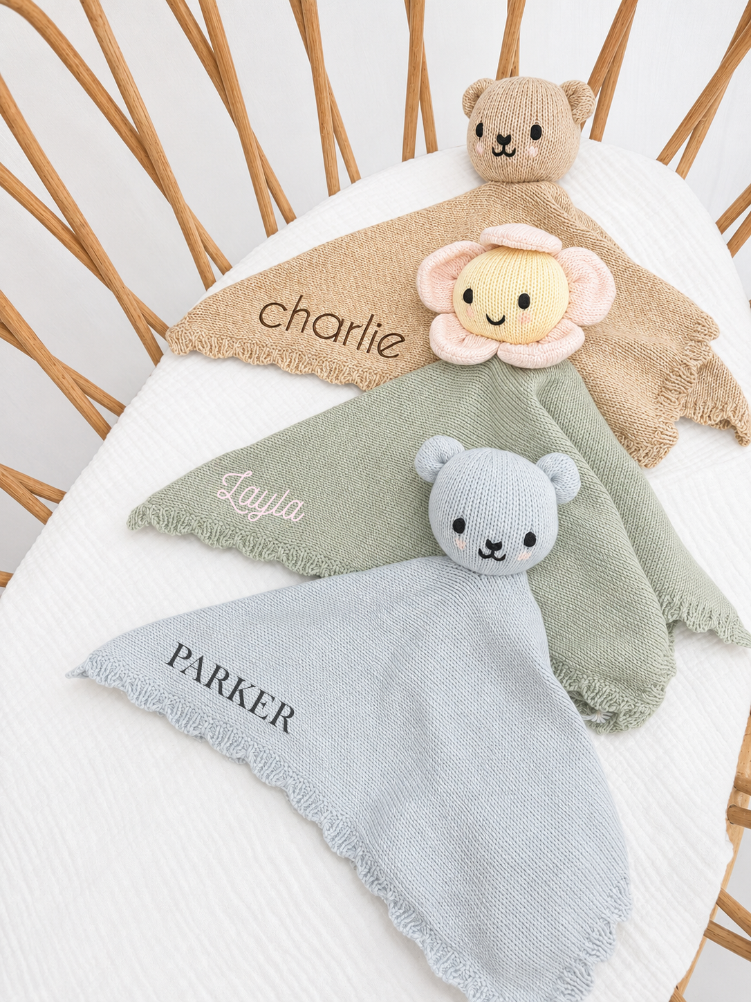 Baby bear lovey (baby blue)