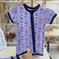 Tiny Firecracker Bamboo Romper