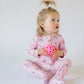 Paddle Pals Bamboo Footie- Pink