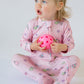 Paddle Pals Bamboo Footie- Pink
