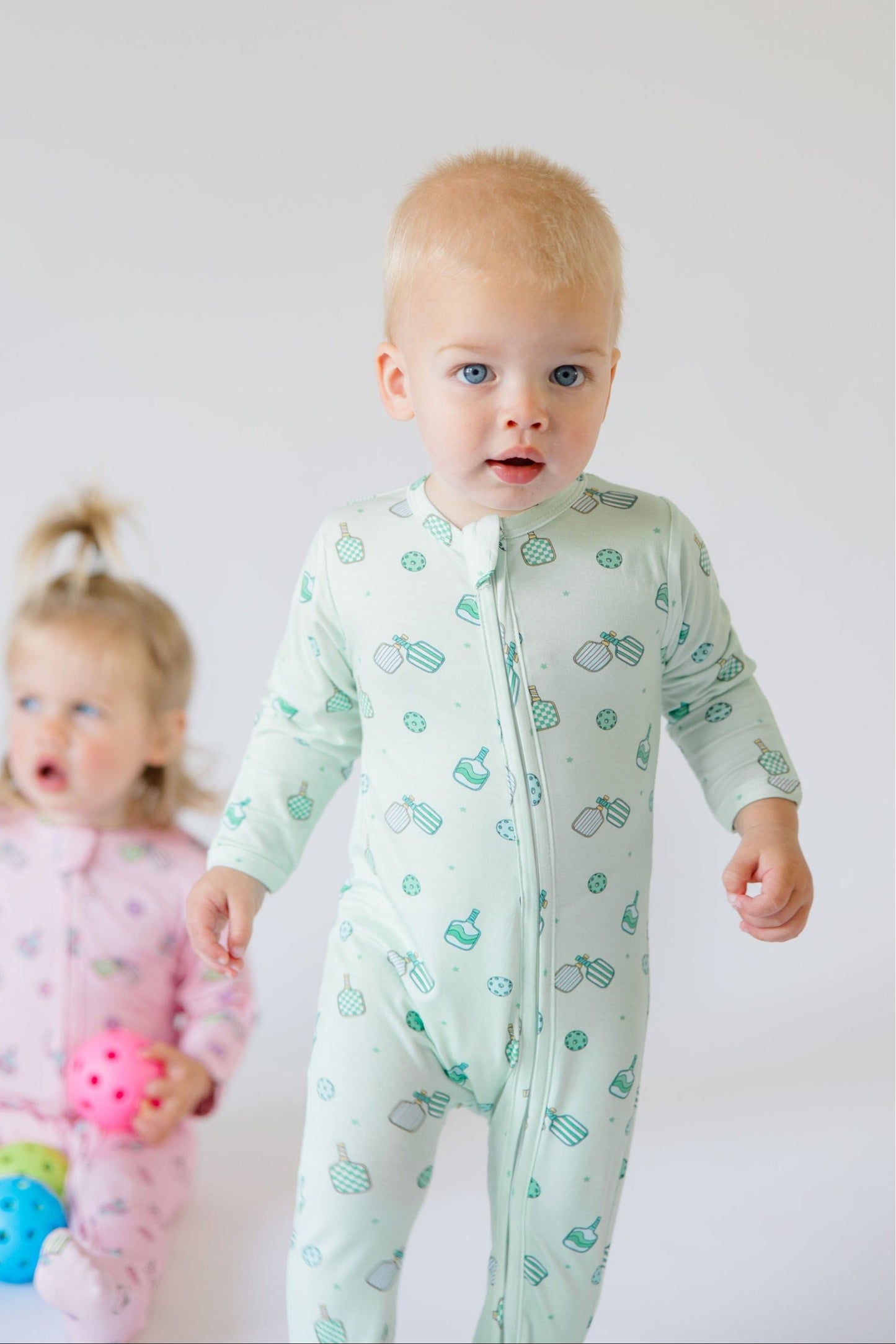 Paddle Pals Bamboo Footie-Mint