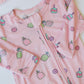 Paddle Pals Bamboo Footie- Pink