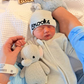 Personalized Hand Stitched Waffle Knit Hat