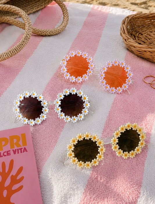 Girls Flower Power Sunglasses