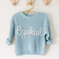 Hand Stitched Chunky Knit Sweater