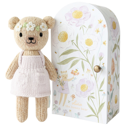 Tiny Olivia the honey bear