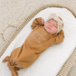 Personalized Organic Cotton Knotted Gown with Hat